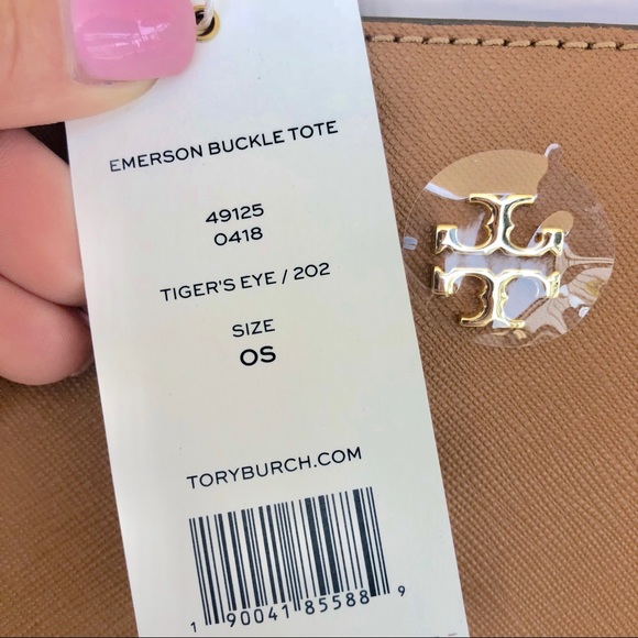 HP🇺🇸Tory Burch large Emerson buckle tote - Picture 5 of 8